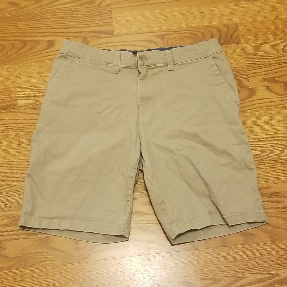 Nat Nast Men's Khaki Flat Front Shorts